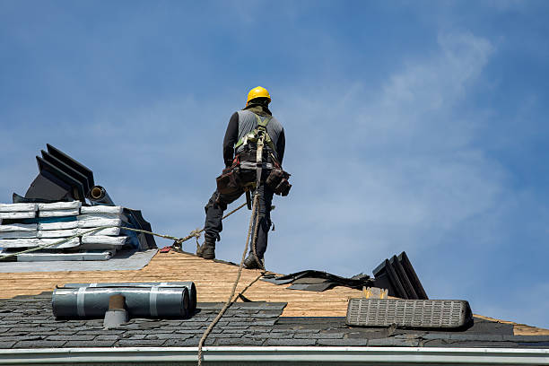 Professional Flat Roof Repair technician working in Garden City, IA